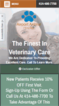 Mobile Screenshot of myairportanimalhospital.com