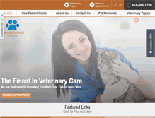 Tablet Screenshot of myairportanimalhospital.com